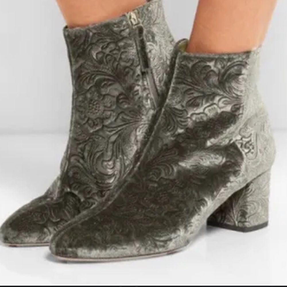 Aquazzura Baroque Heeled Ankle Boots